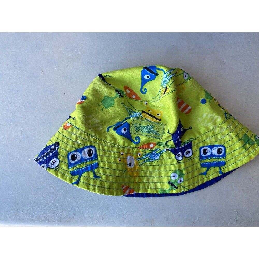 UV Skinz Reversible Monster Print Bucket Hat 12-24M Protection UPF 50+
